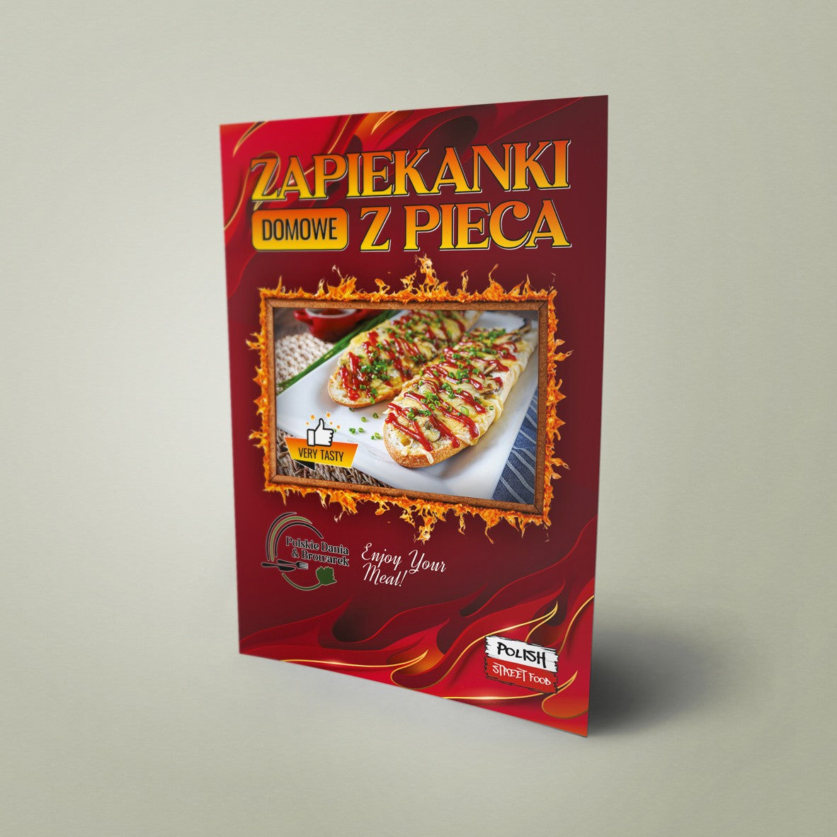 A5 flyer for Polish Fast Food