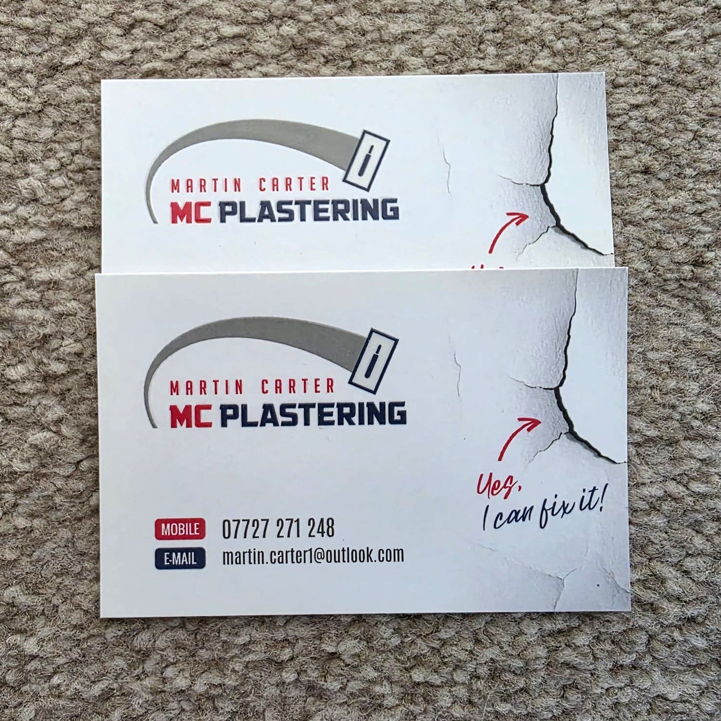 Classic Business Cards 450 GSM Silk Paper