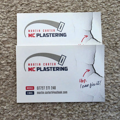 Classic Business Cards 450 GSM Silk Paper